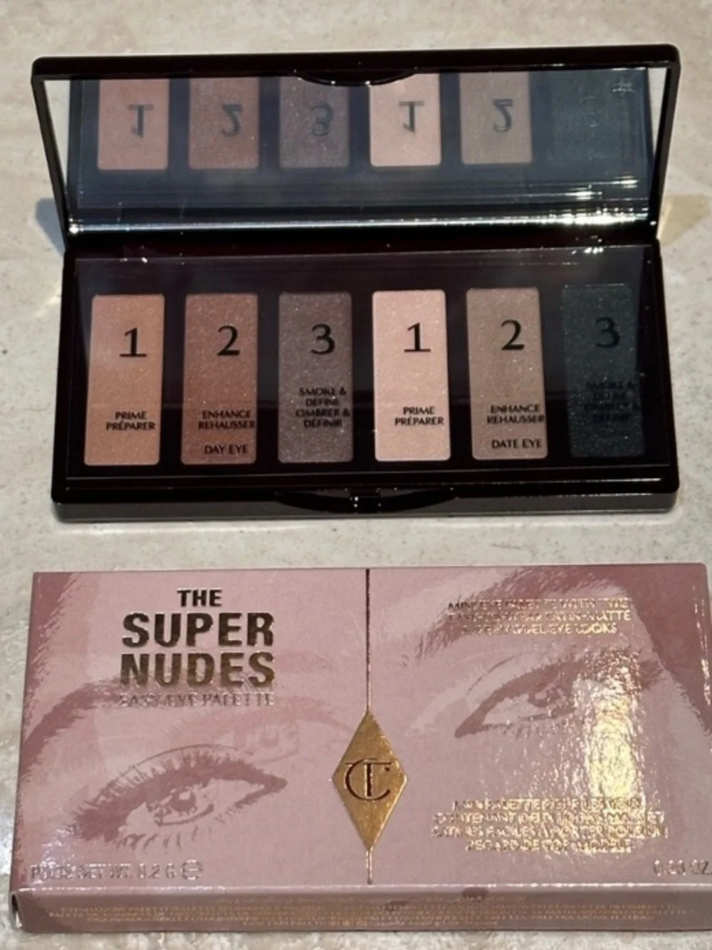 Charlotte Tilbury The Super Nudes Eyeshadow Mirror Palette NWT✅